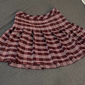 Aritzia Sunday Best Olive Micro Pleated Skirt